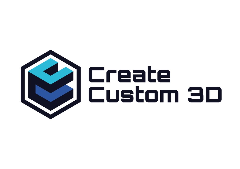 Logo Create Custom 3D, impression 3D, version complète