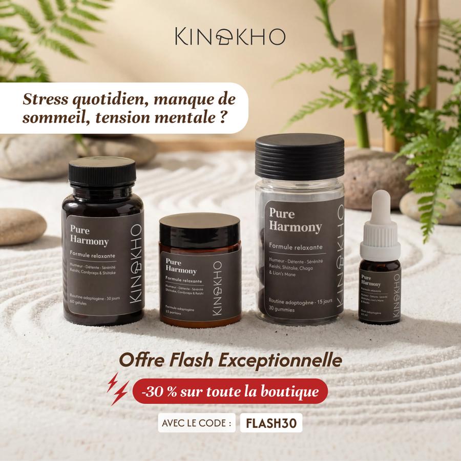Visuel de campagne Kinokho, compléments bien-être, image 2